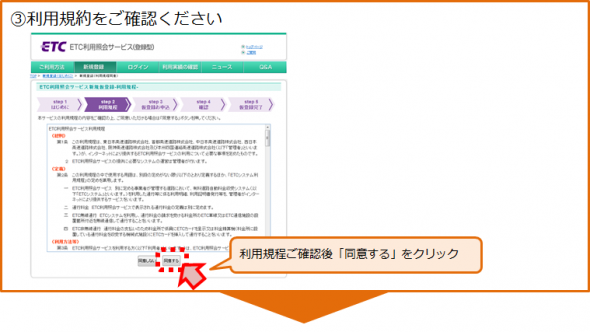 新規登録の手順3