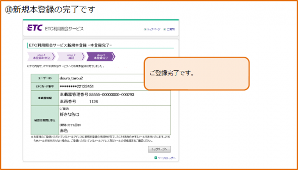 新規登録の手順10