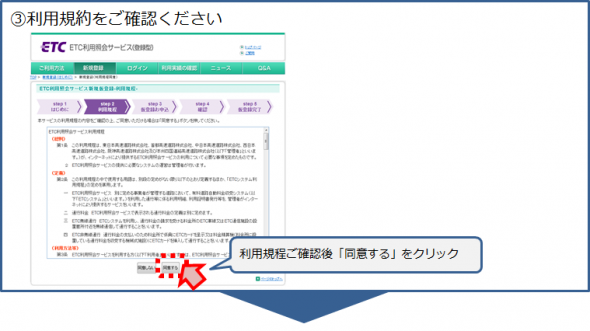 新規登録の手順3